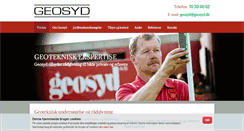 Desktop Screenshot of geosyd.dk