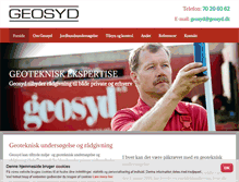 Tablet Screenshot of geosyd.dk